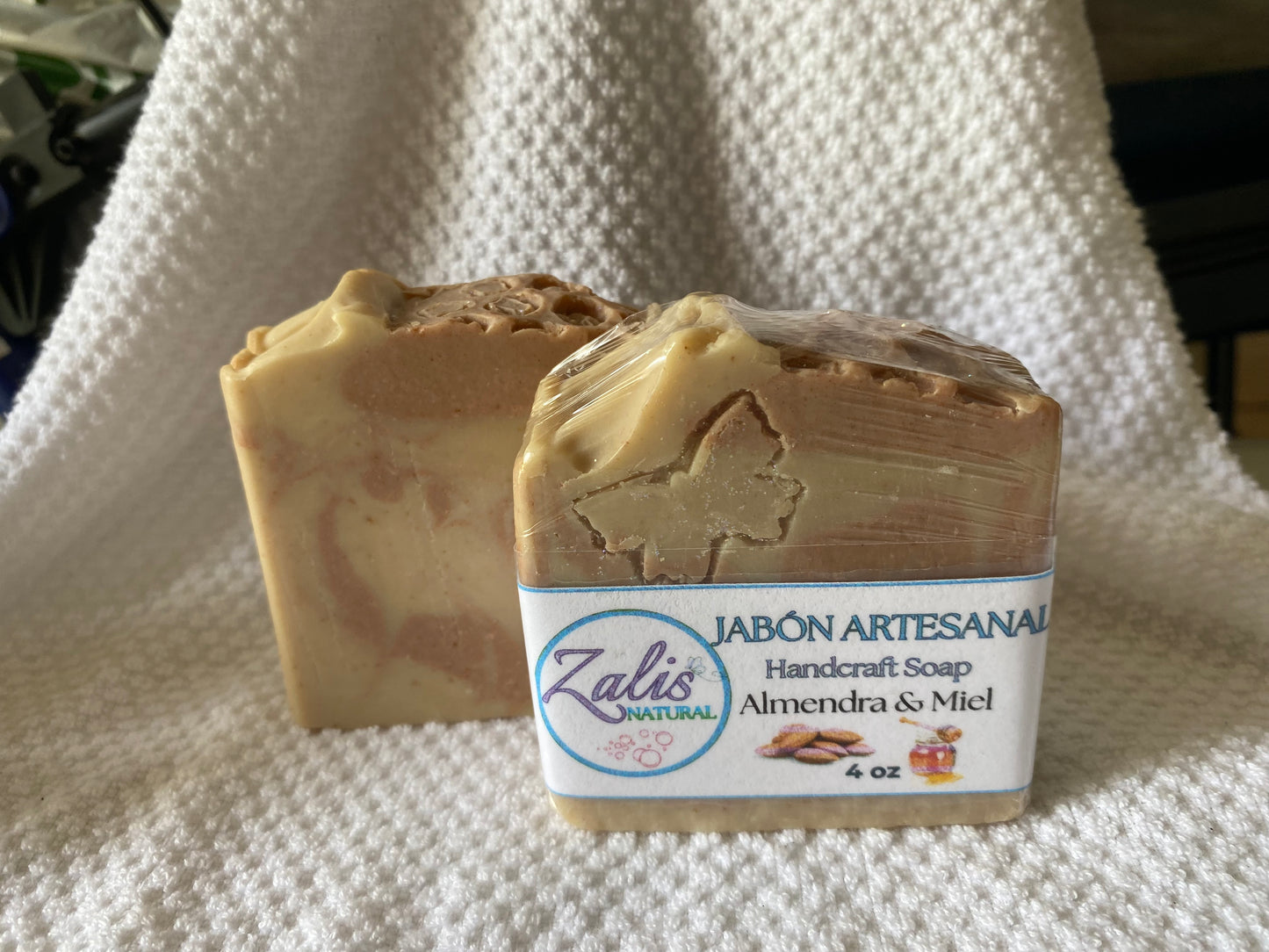 Almond and Honey Artisan Soap | Natural Hydration for Soft, Radiant Skin | Zalis Natural