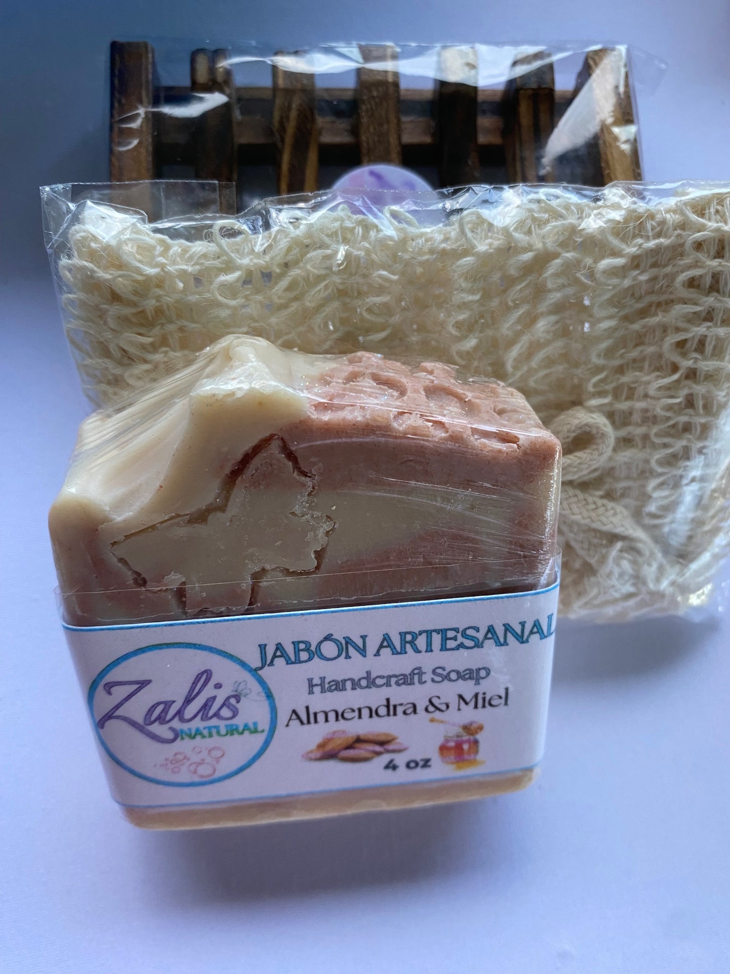 Almond and Honey Artisan Soap | Natural Hydration for Soft, Radiant Skin | Zalis Natural