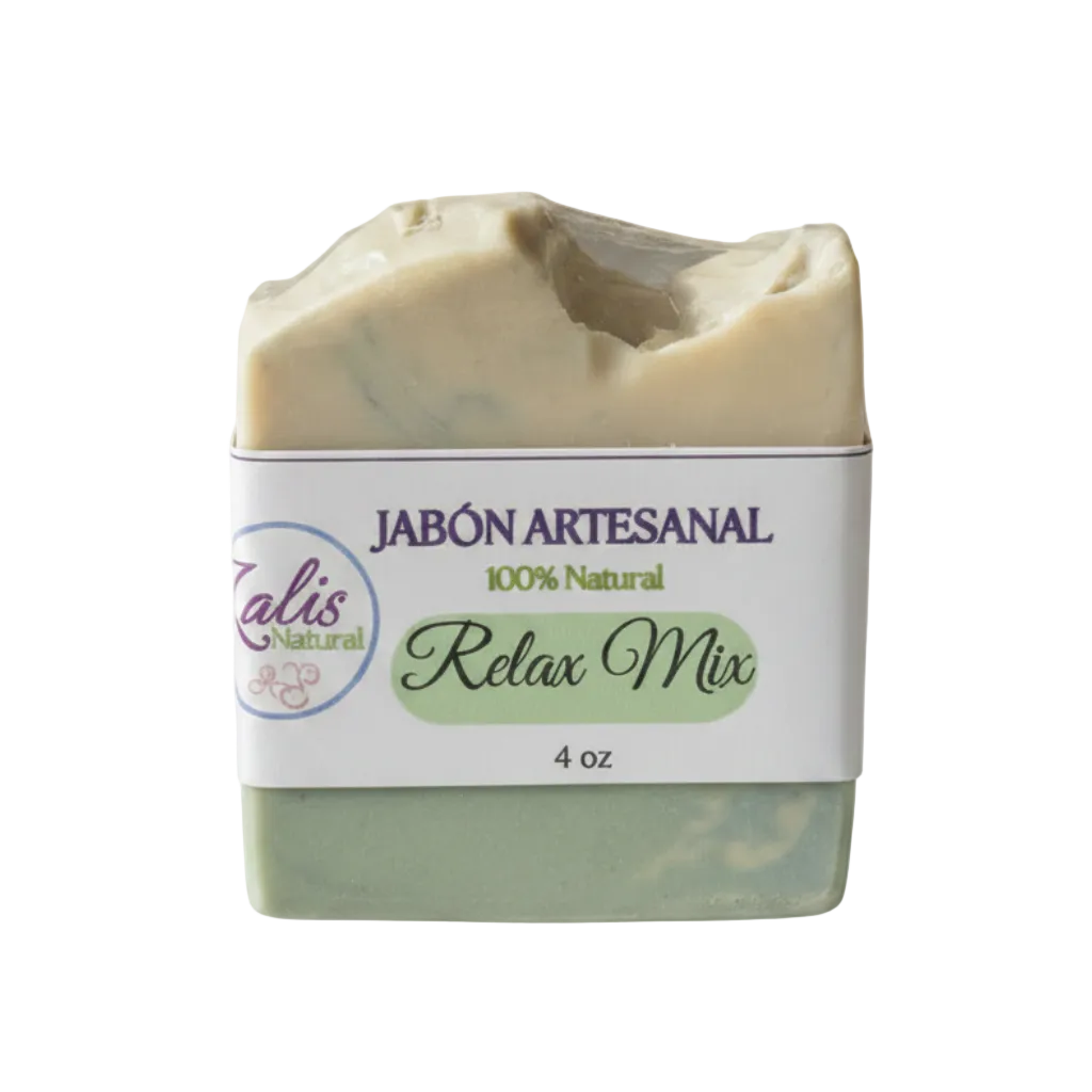 RelaxMix™ | Jabón Artesanal Relajante con Lavanda, Incienso y Ylang Ylang