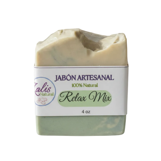 RelaxMix™ | Jabón Artesanal Relajante con Lavanda, Incienso e Ylang Ylang